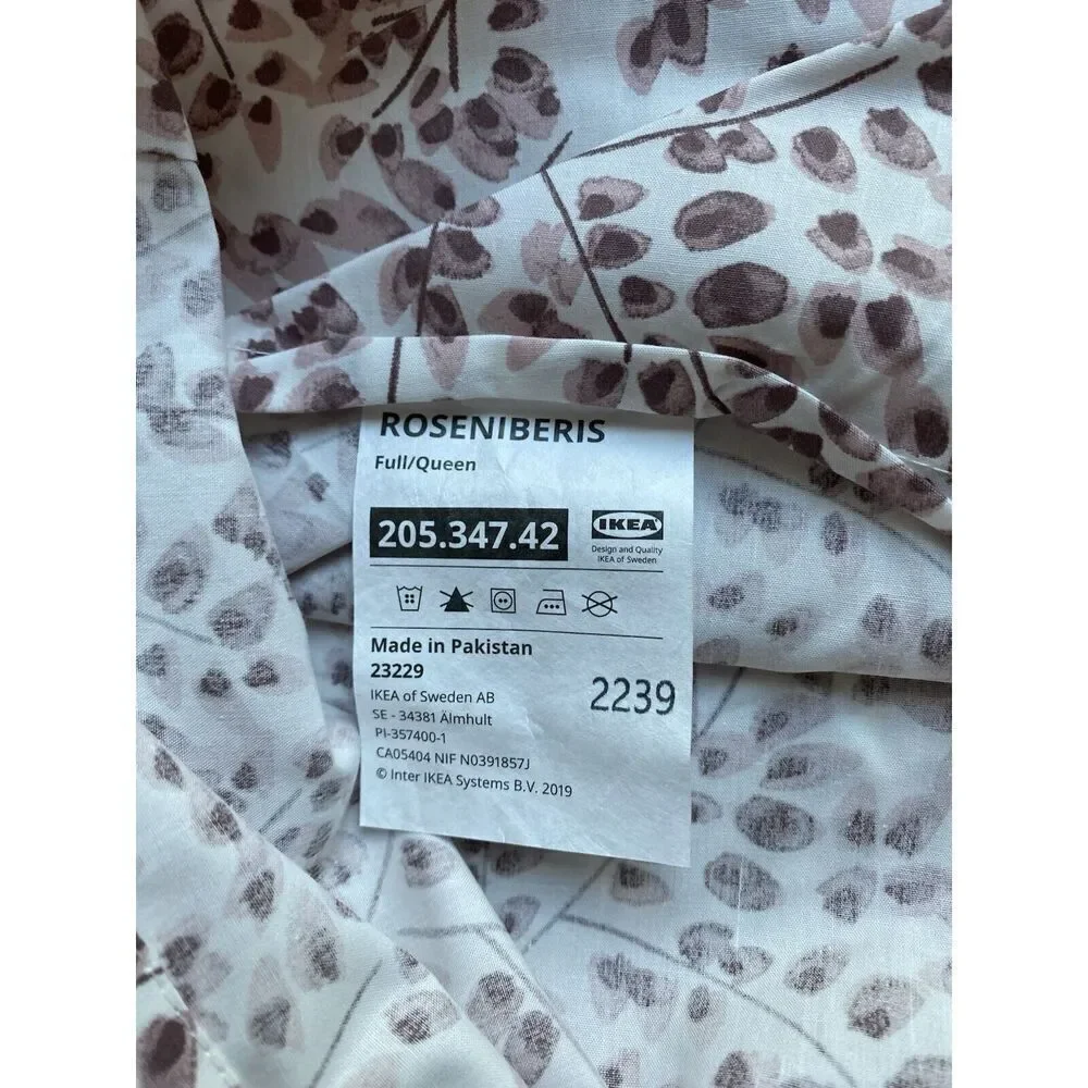 Ikea Roseniberis Bed Pillowcase Set
